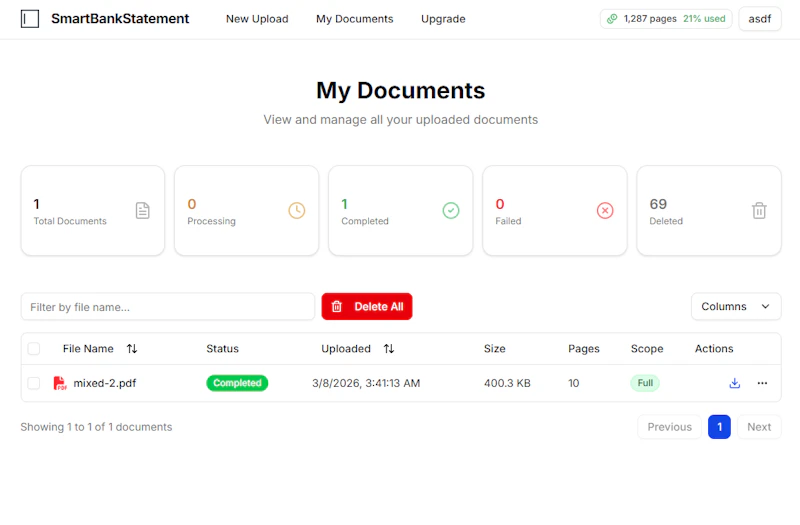 Reconcile Bank Statements screenshot 2