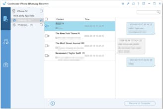 Coolmuster iPhone WhatsApp Recovery gallery image