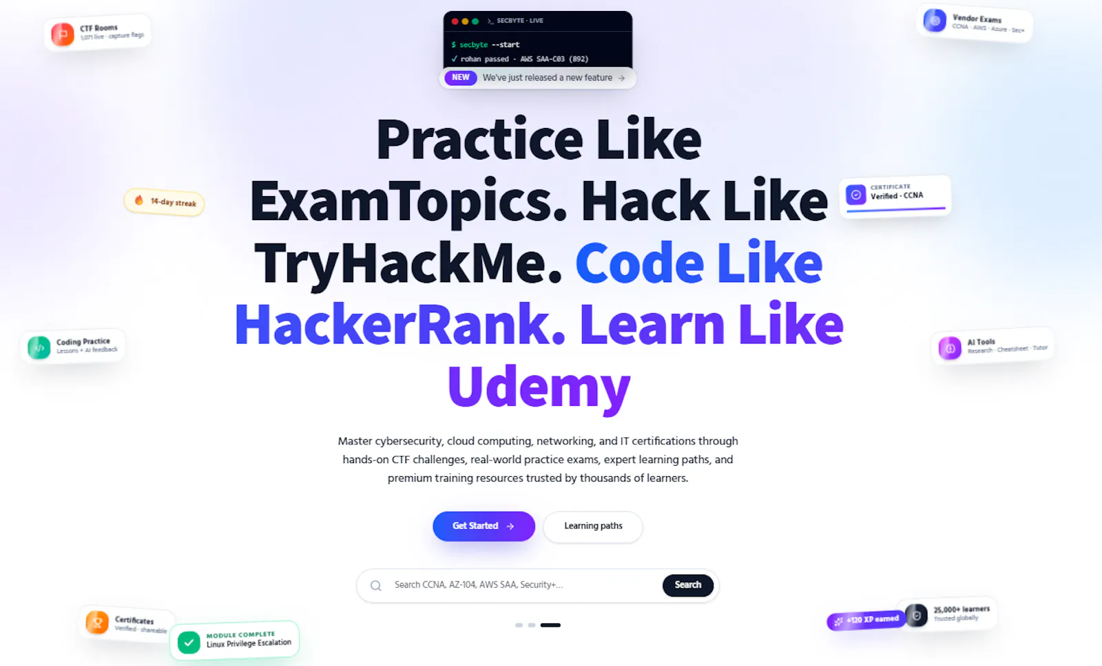 learn Secbyte- Cybersecurity Learning screenshot 1