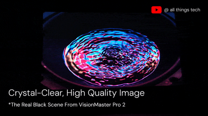 Valerion Visionmaster - 집을위한 영화 등급 RGB 레이저 프로젝터 미디어 8