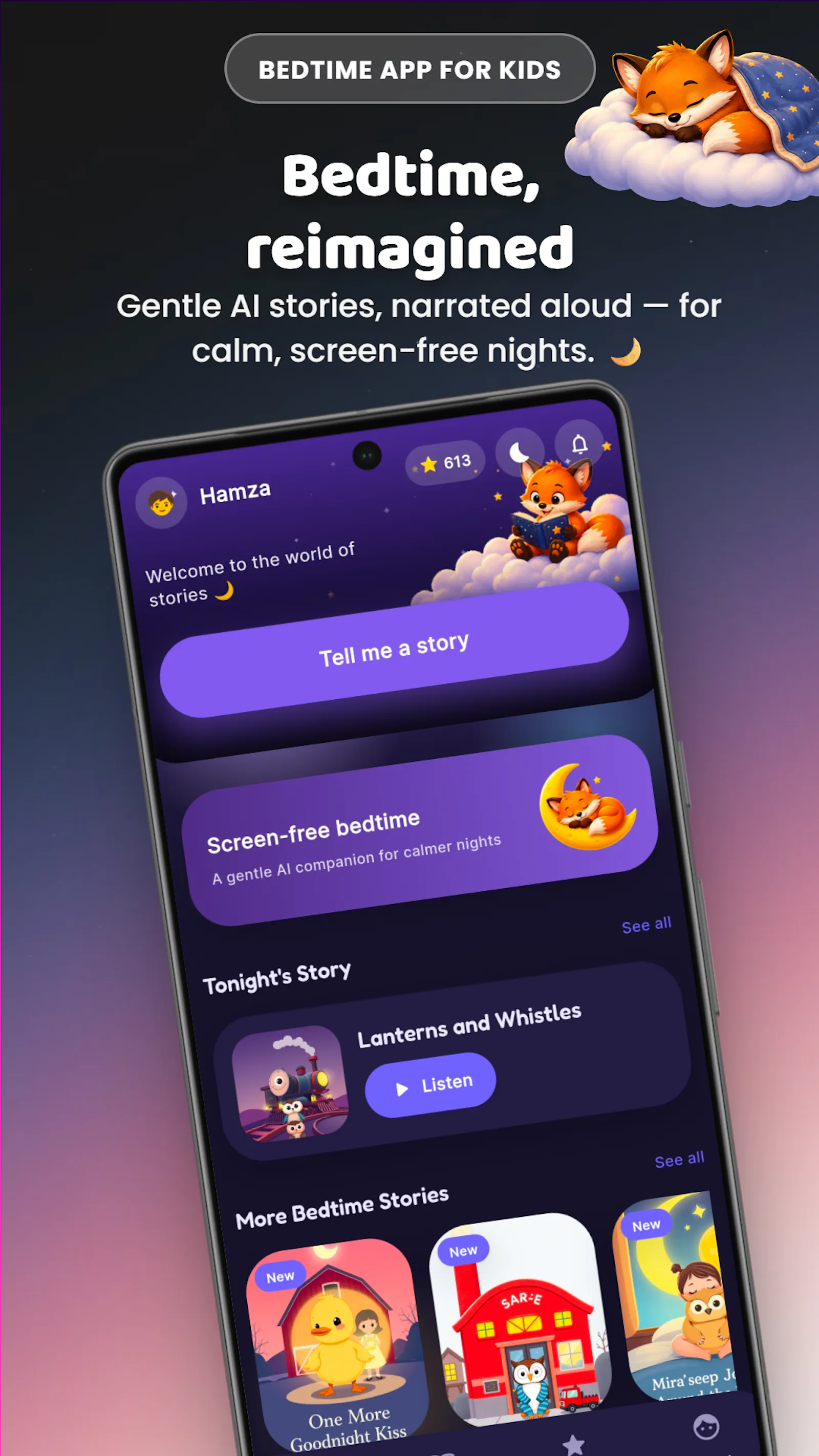 SleepFox: Kids Audio Stories screenshot 2
