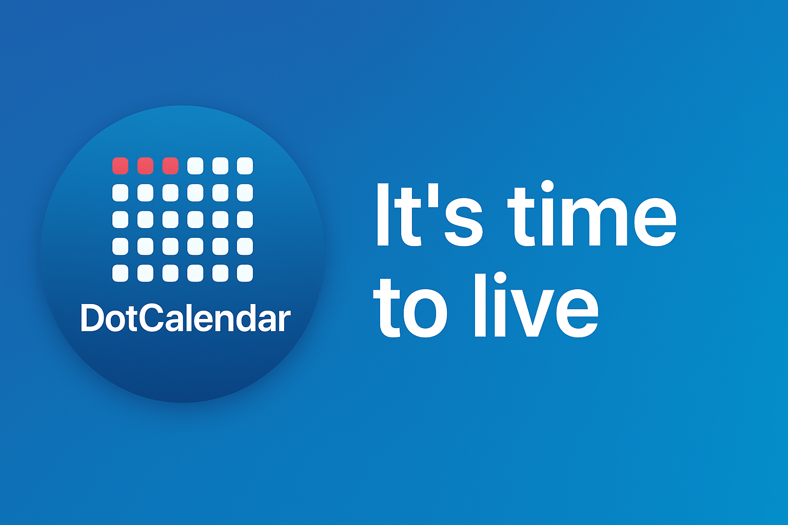 DotCalendar - Main screenshot showing features and interface