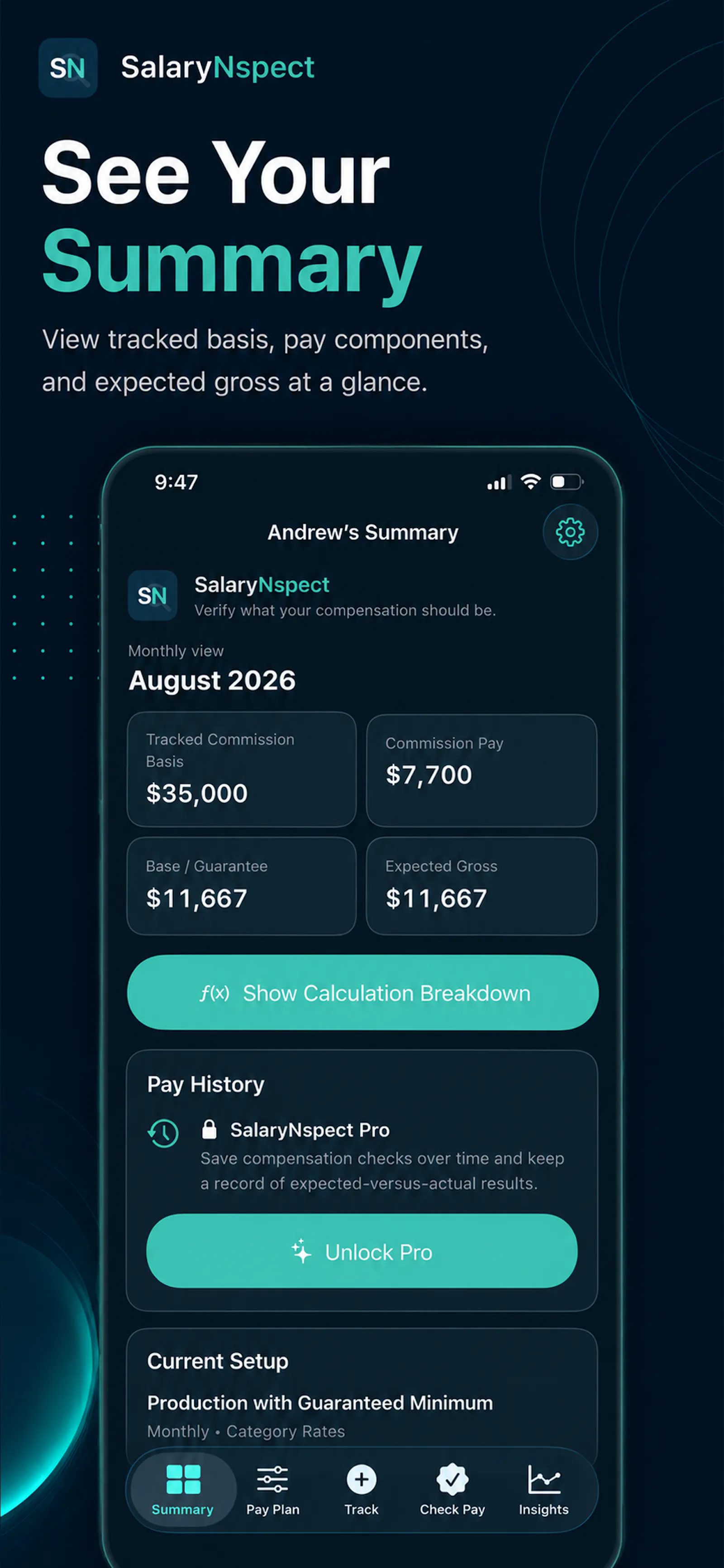SalaryNspect - ProSal Calculator screenshot 5