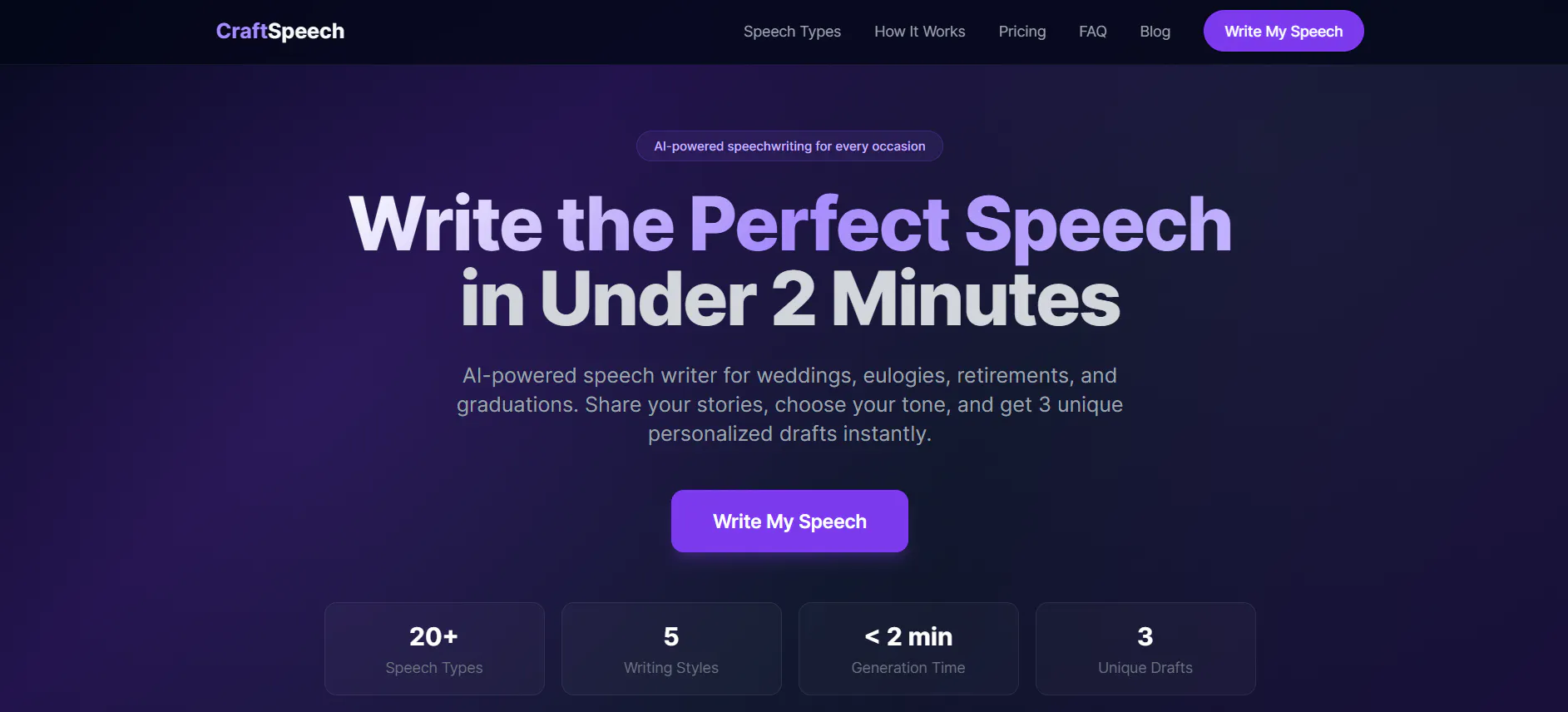 CraftSpeech AI 專案橫幅