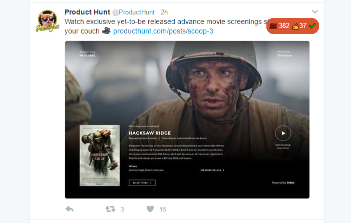 Product Hunt Twitter gallery image