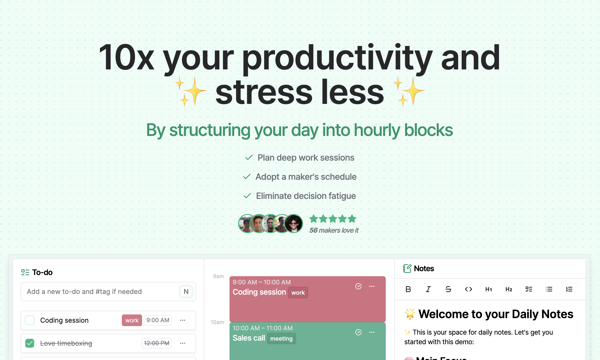 startuptile Timebox.so-Maximize every hour and minimize stress