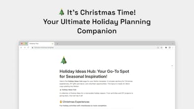 Ultimate Holiday Planner for Christmas gallery image