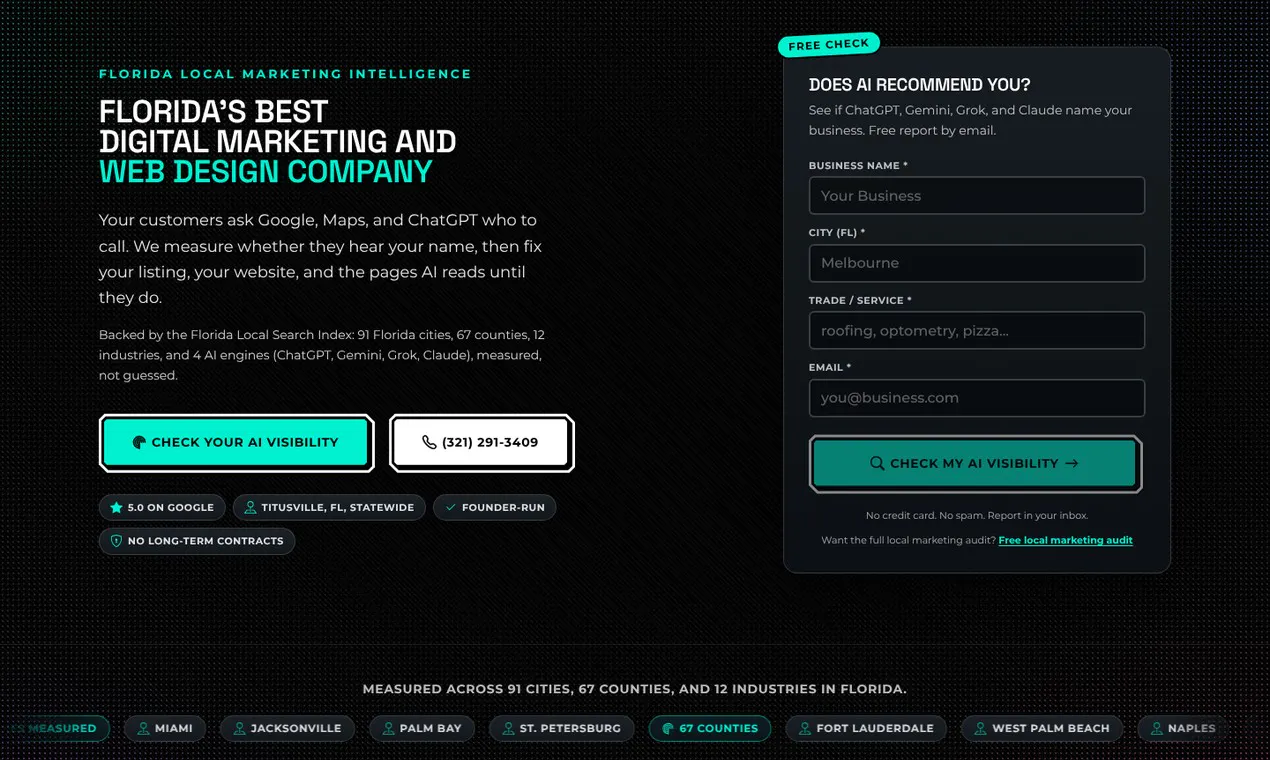 Free AI Visibility Check by L3ad gallery image