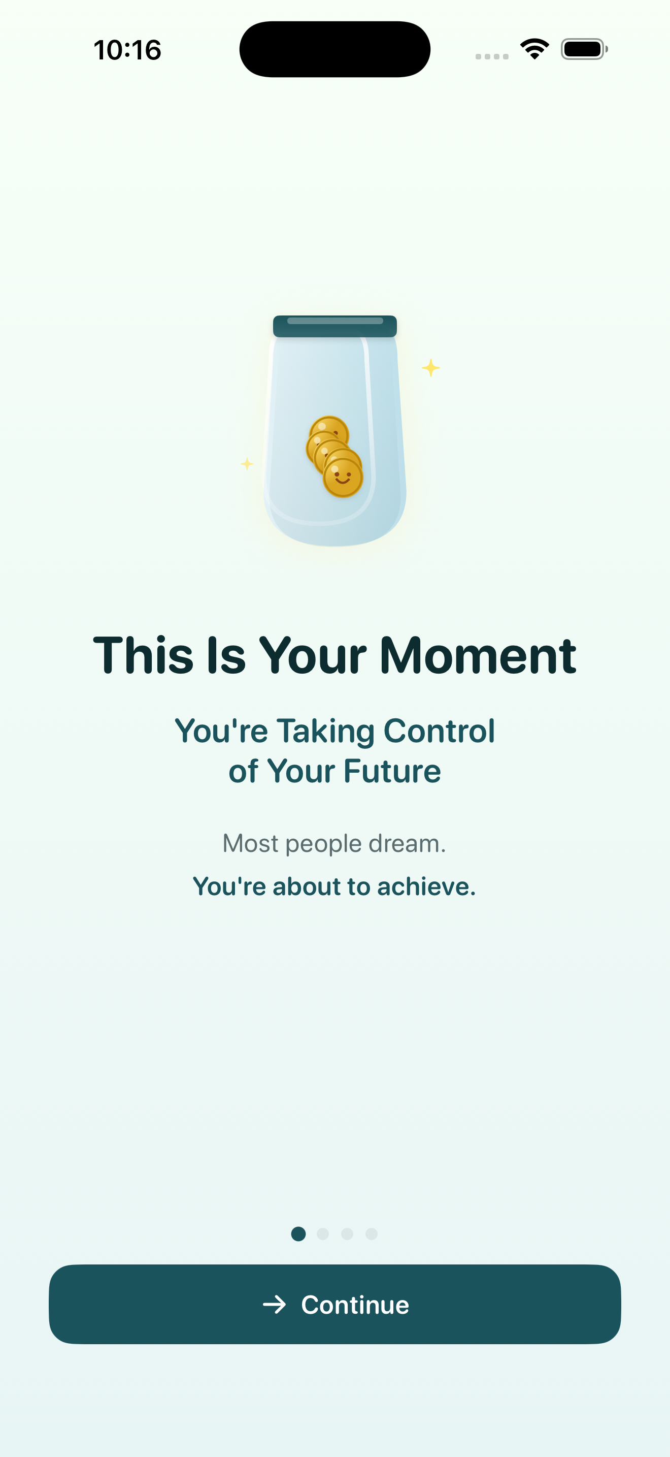 DreamsJar - Save With a Purpose - Main product screenshot demonstrating key features and user interface