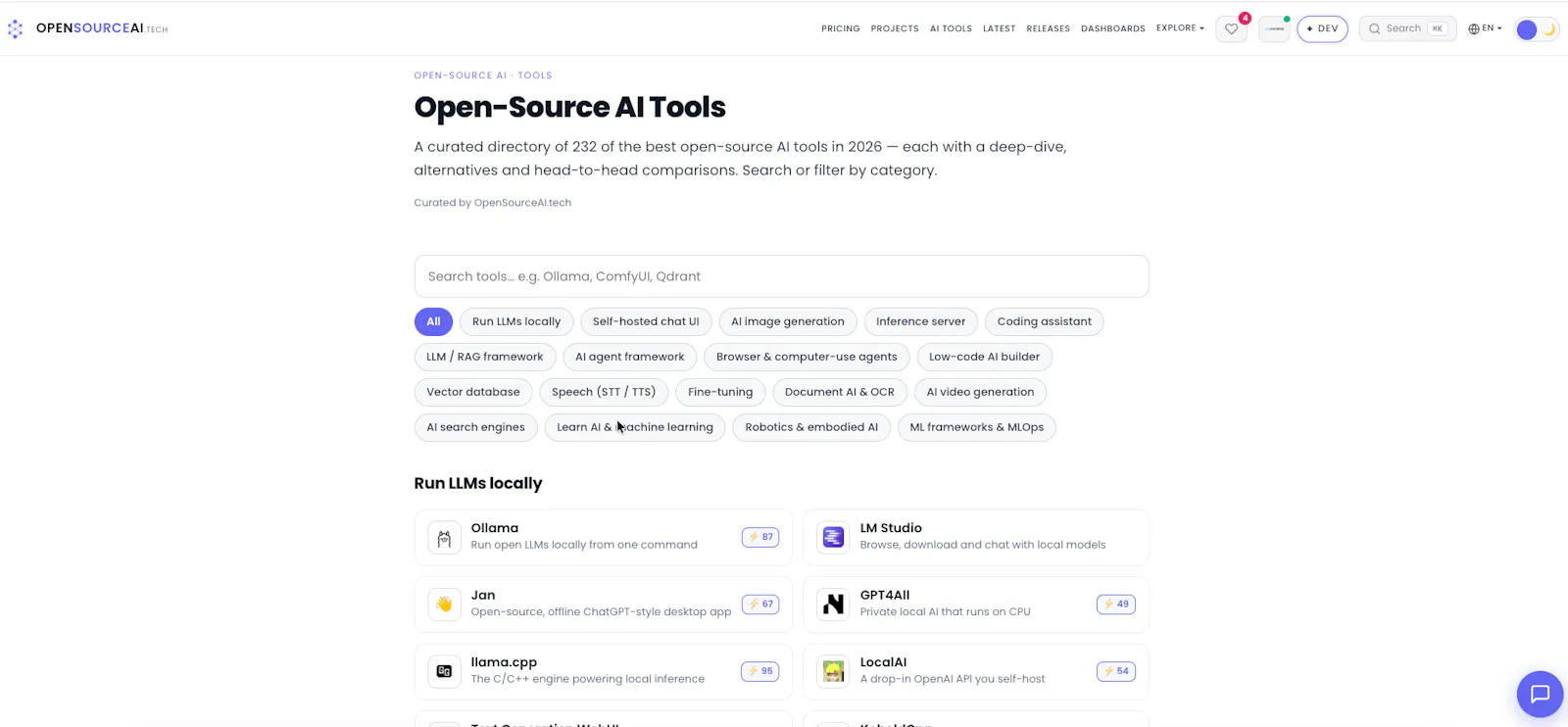 OpenSourceAI.tech screenshot 5
