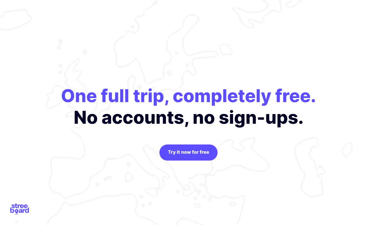 Streeboard - Smart travel routes builder gallery image