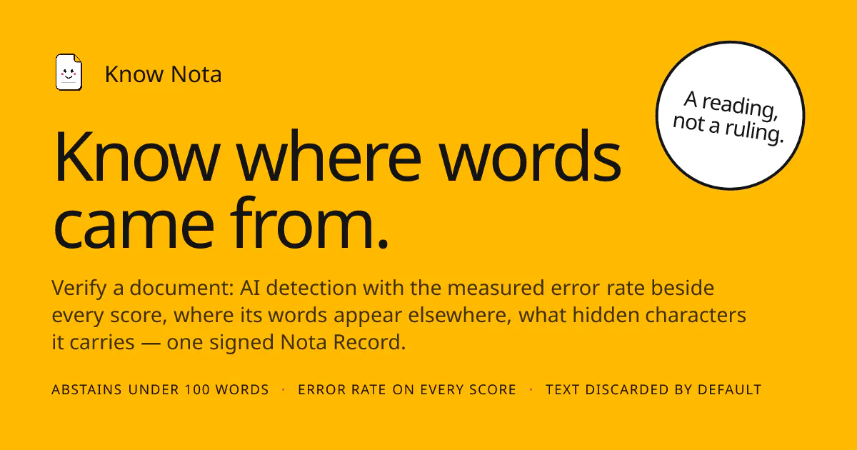 Know Nota 截图