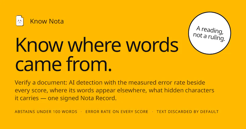 Know Nota screenshot 1