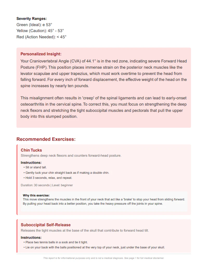 Free Posture Analysis screenshot 7