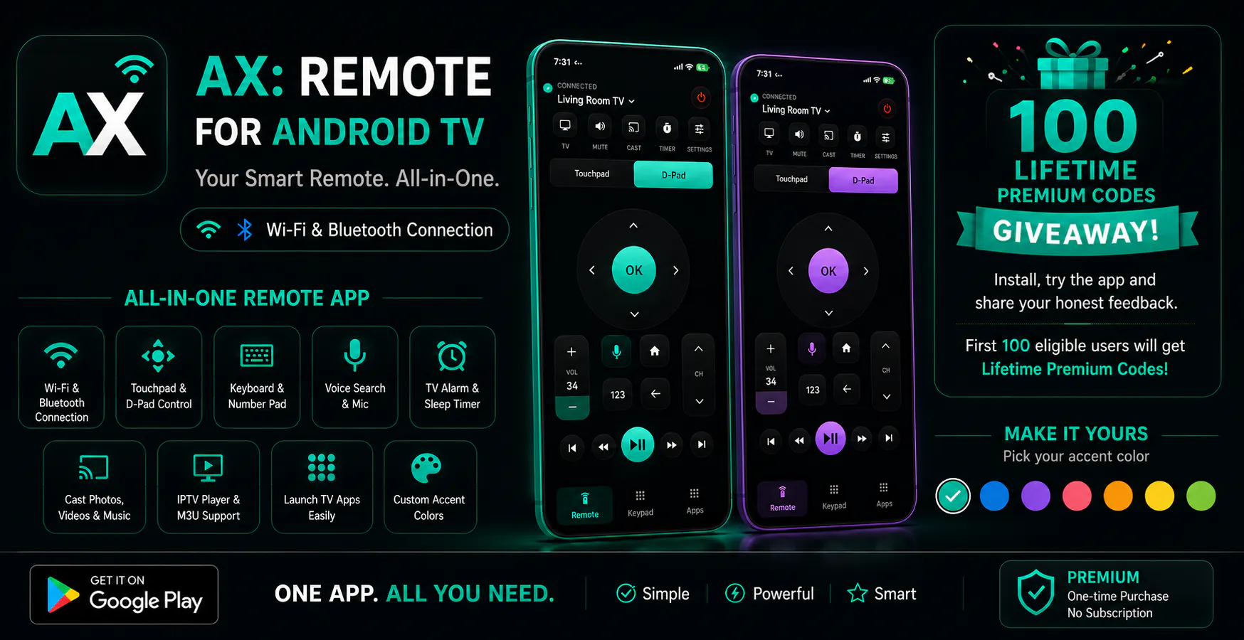 AX: Remote for Android TV gallery image
