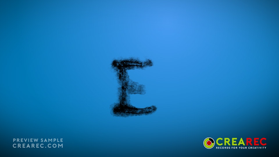 Ink Alphabet Animated stock footage text gallery image