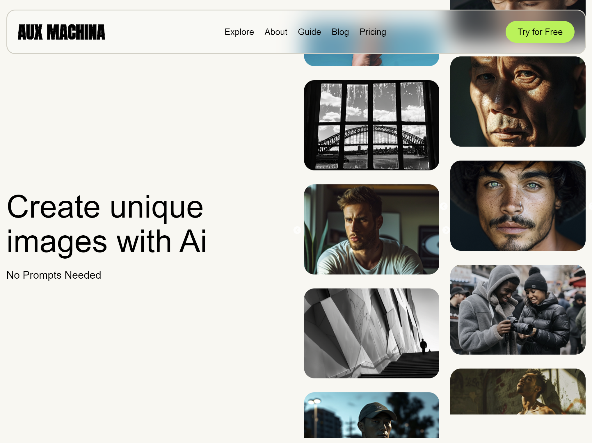 Machina - Visuali personalizzati in secondi senza suggerimenti media 2