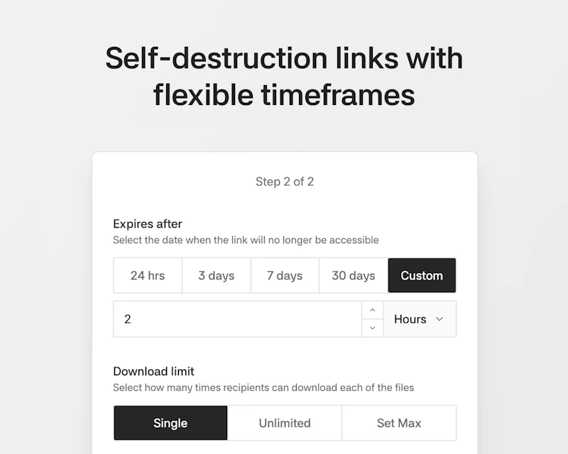 SecureSend screenshot 3