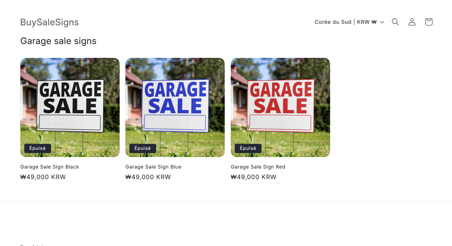 Média BuySaleSigns - Purchase yard sale, garage sale and estate sale signs 1