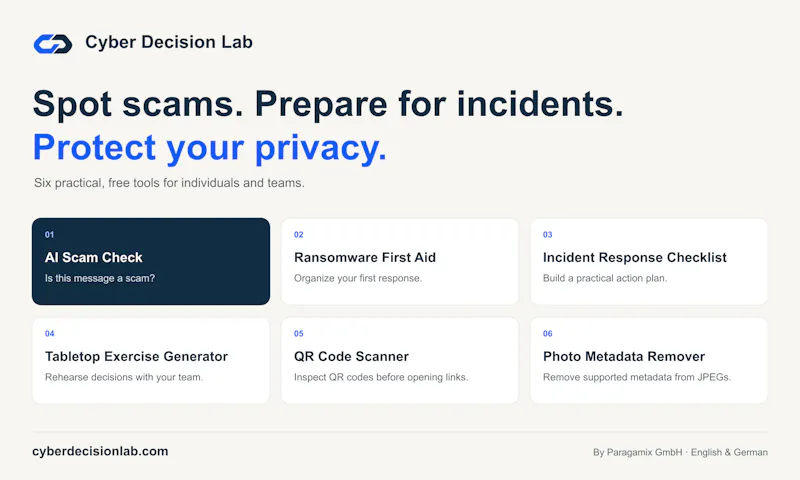 Cyber Decision Lab screenshot 1