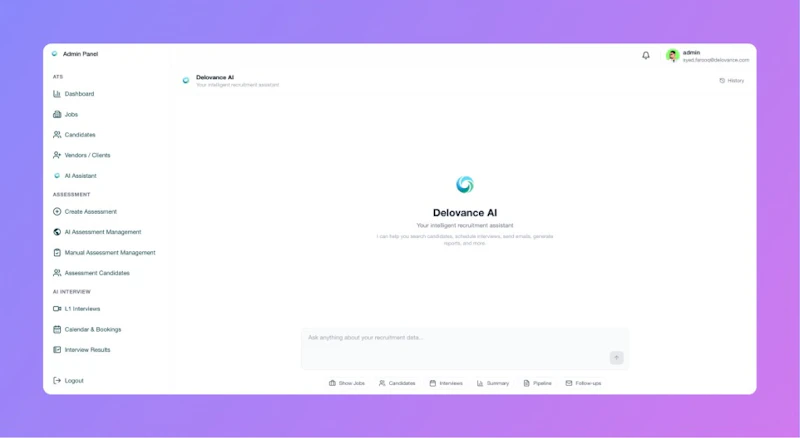 Delovance screenshot 1