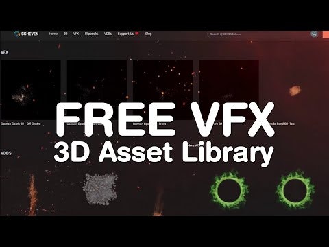 CGHeven– Free CC0 VFX & 3D Asset Library gallery image
