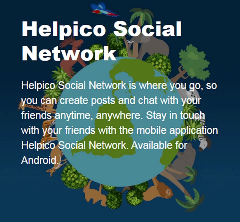 Helpico Social Network media 1