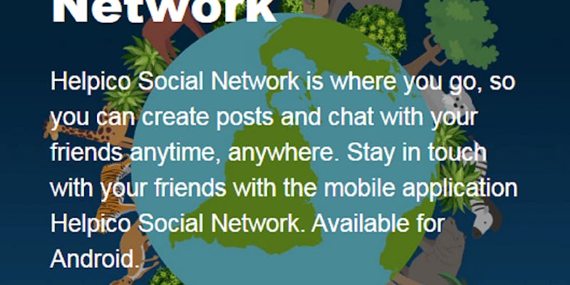 Helpico Social Network media 1