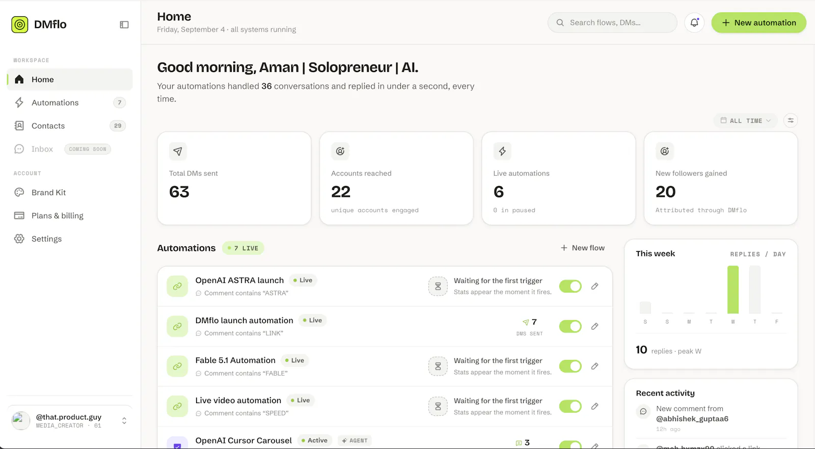 DMflo screenshot 3