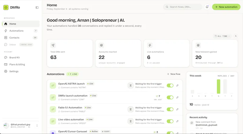 DMflo screenshot 3