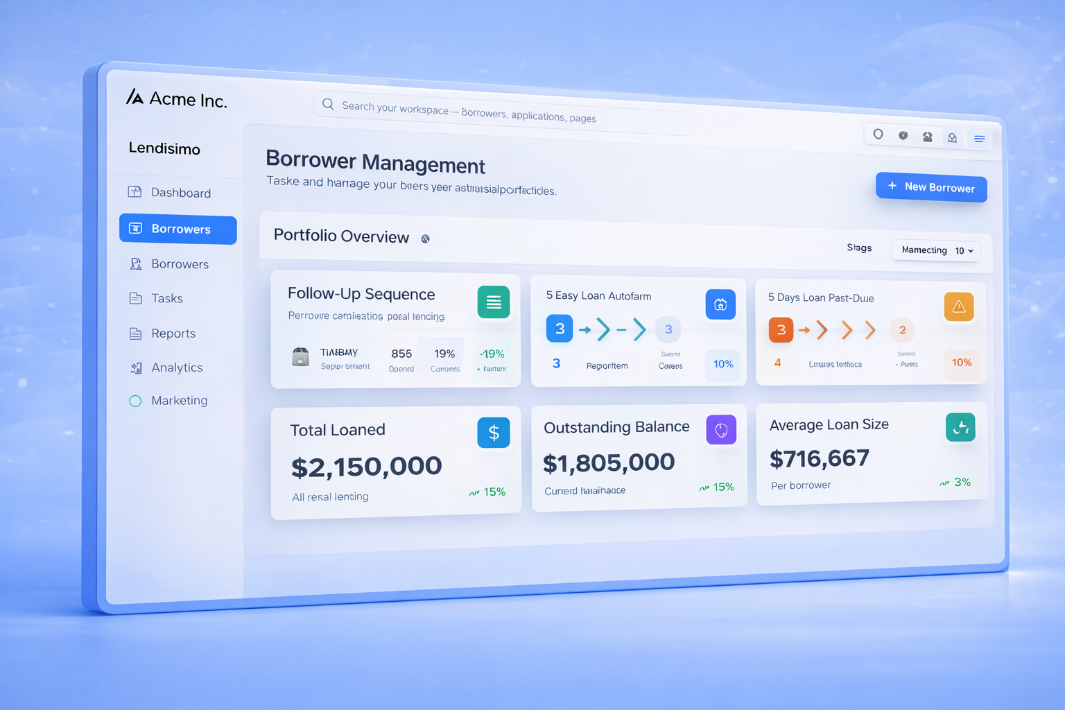 Lendgismo - Screenshot 2 showing product features and functionality