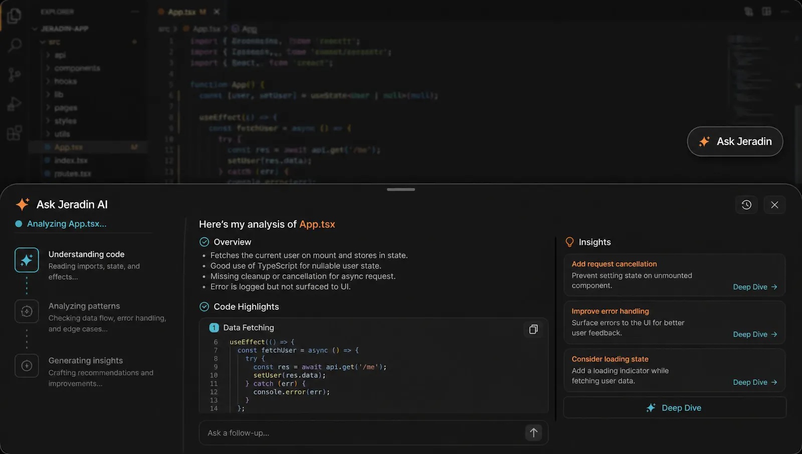 Jeradin,  From idea to production. screenshot 2