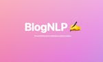 BlogNLP image