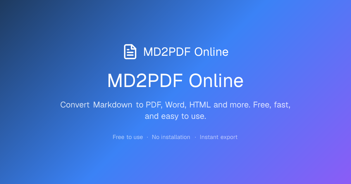 MDConvert Online gallery image