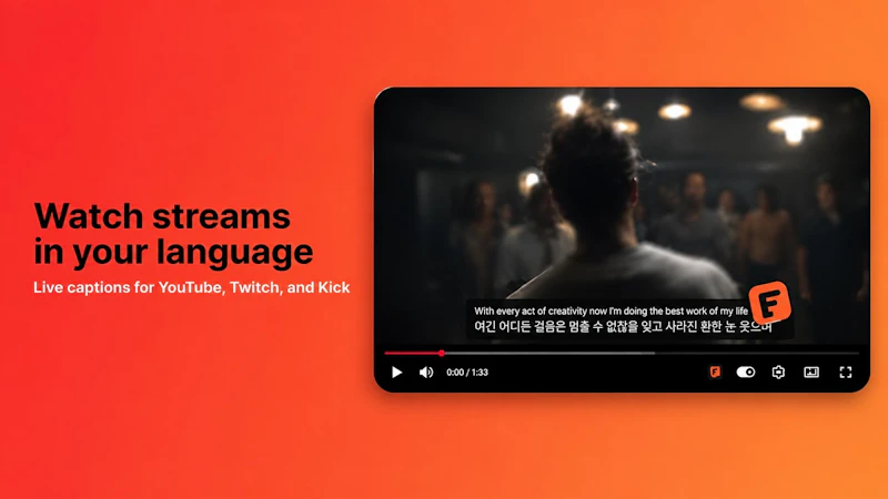 Echo Captions screenshot 1 (video preview)