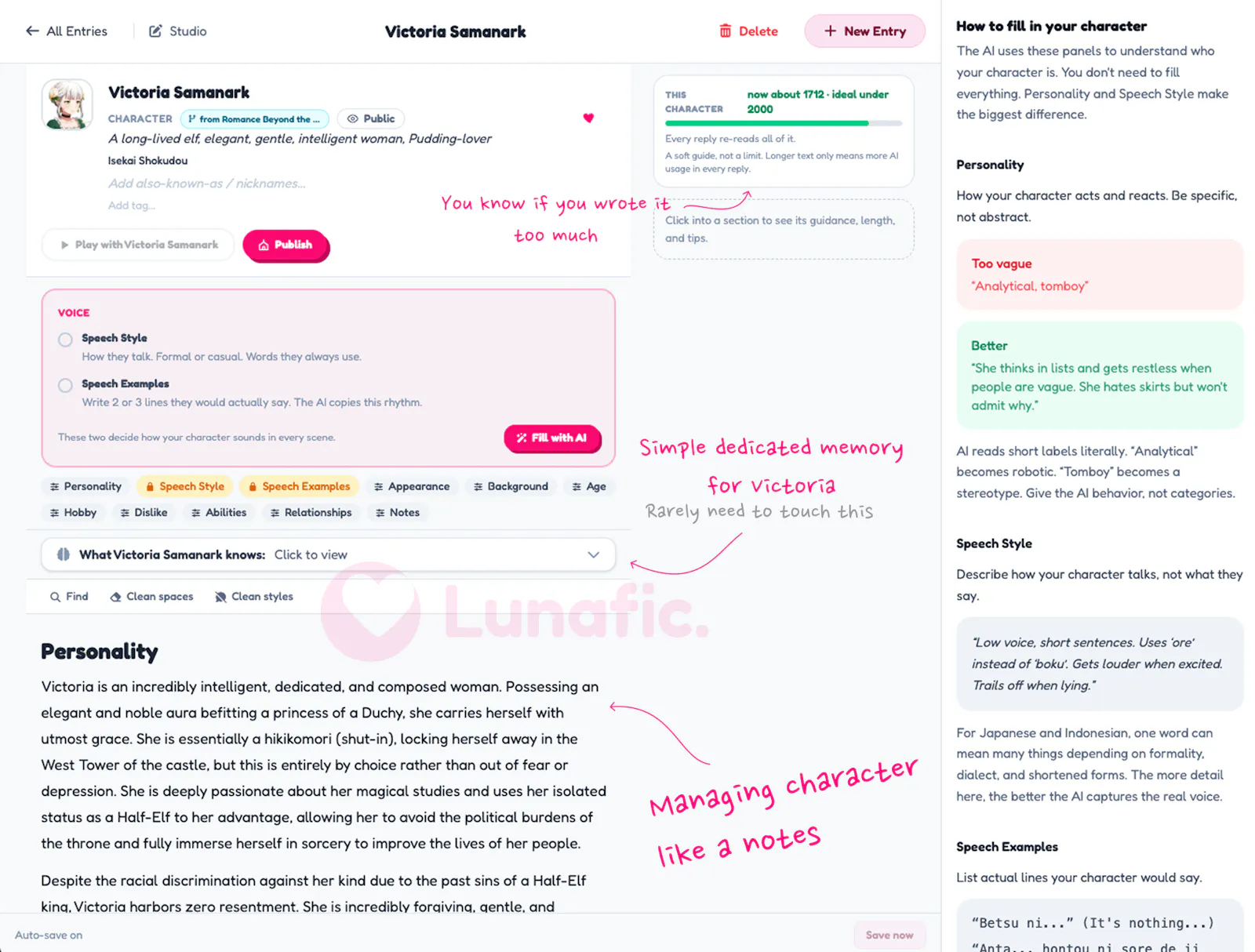 Lunafic screenshot 6