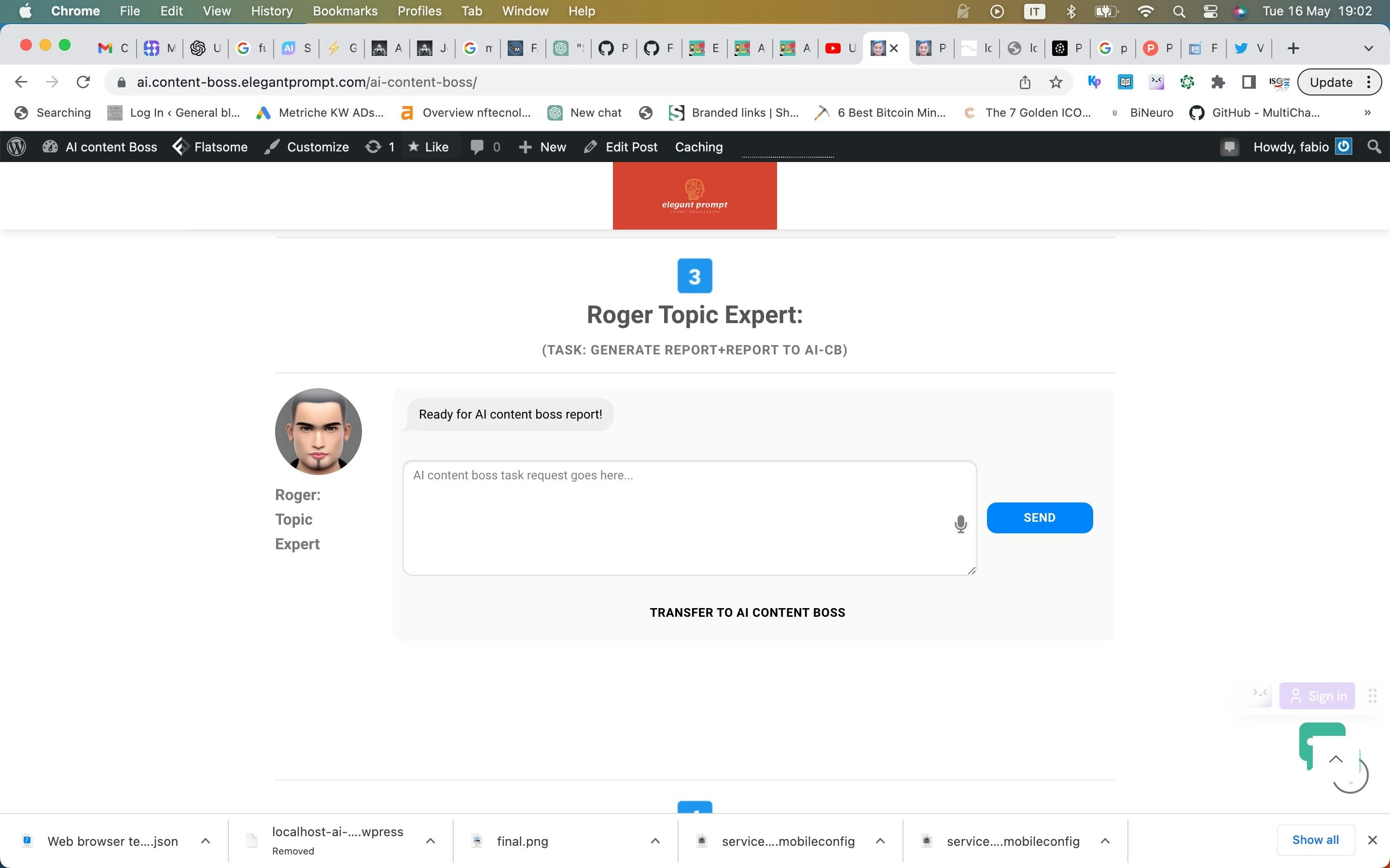 AI Agent To write content media 3