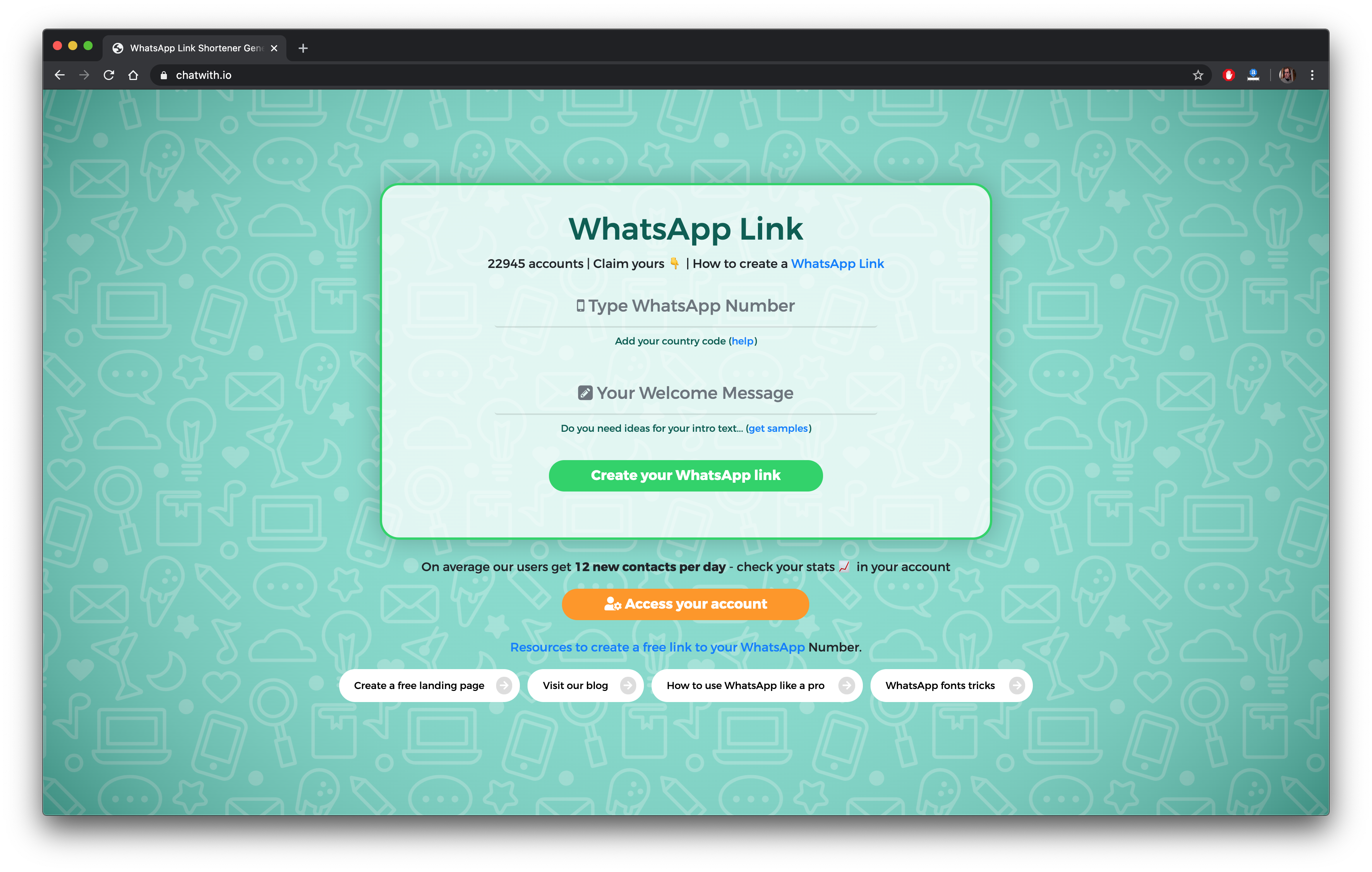 Link to WhatsApp - ChatWith.io gallery image