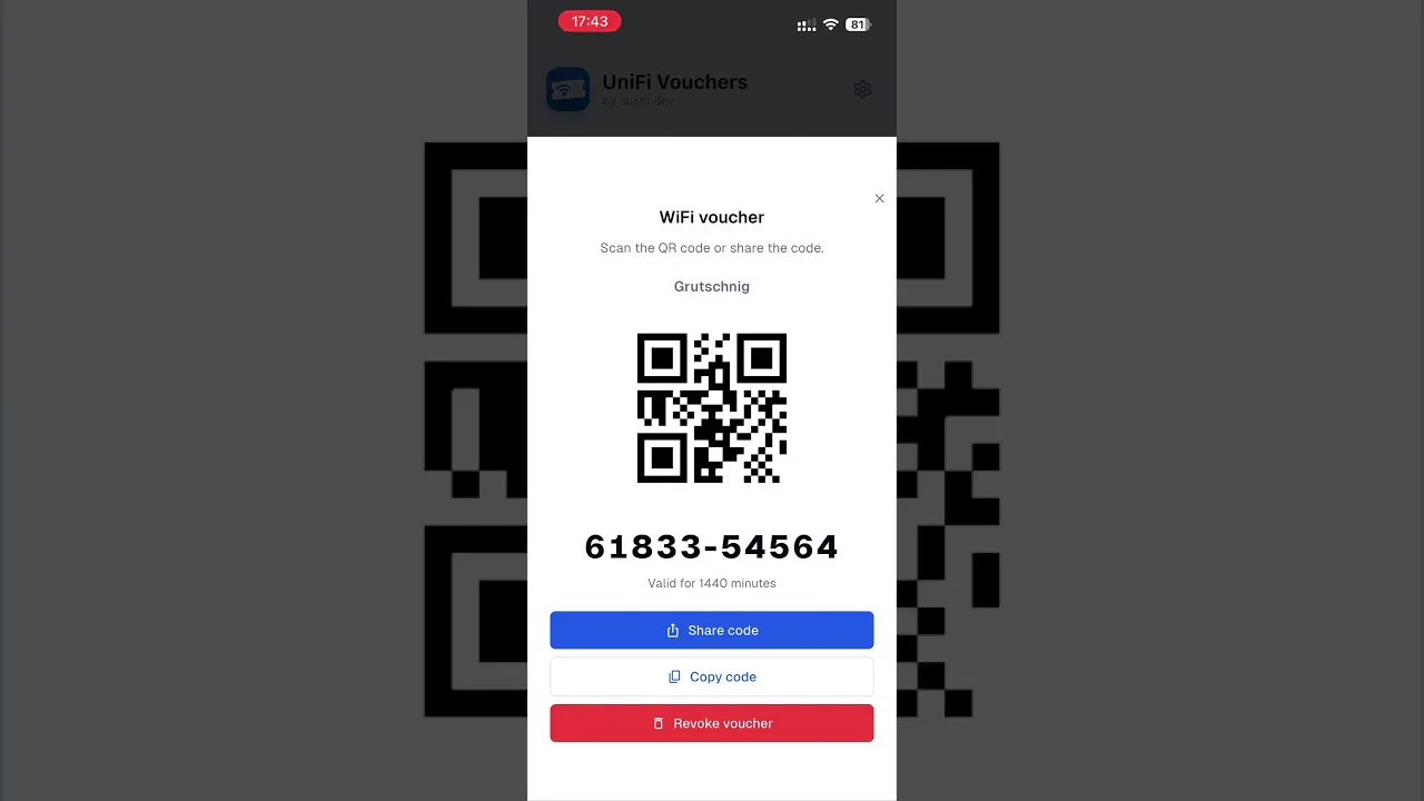 WiFi Vouchers for UniFi gallery image