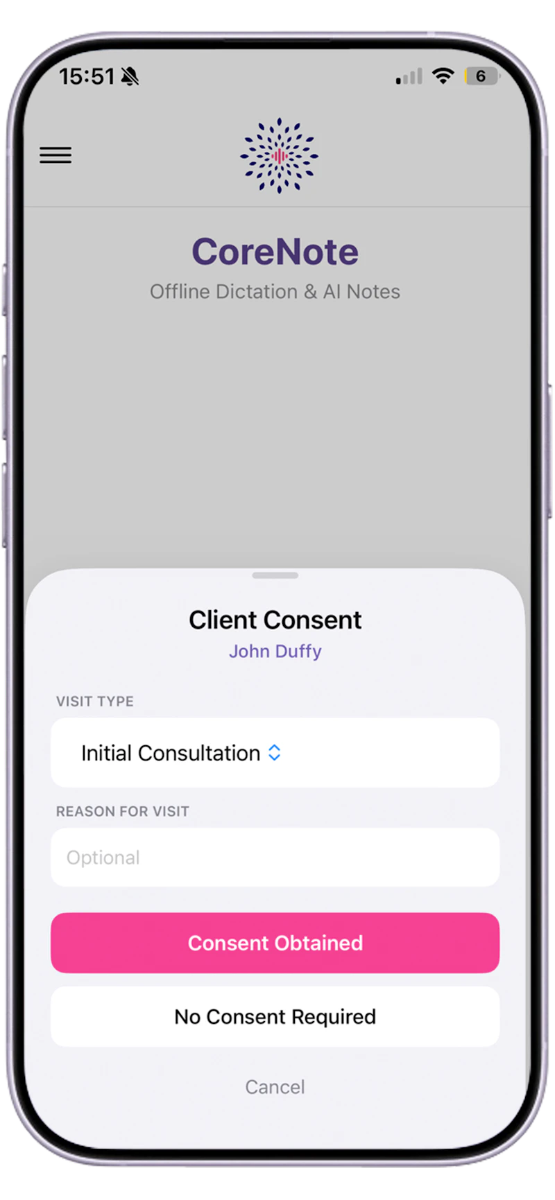 CoreNote screenshot 3