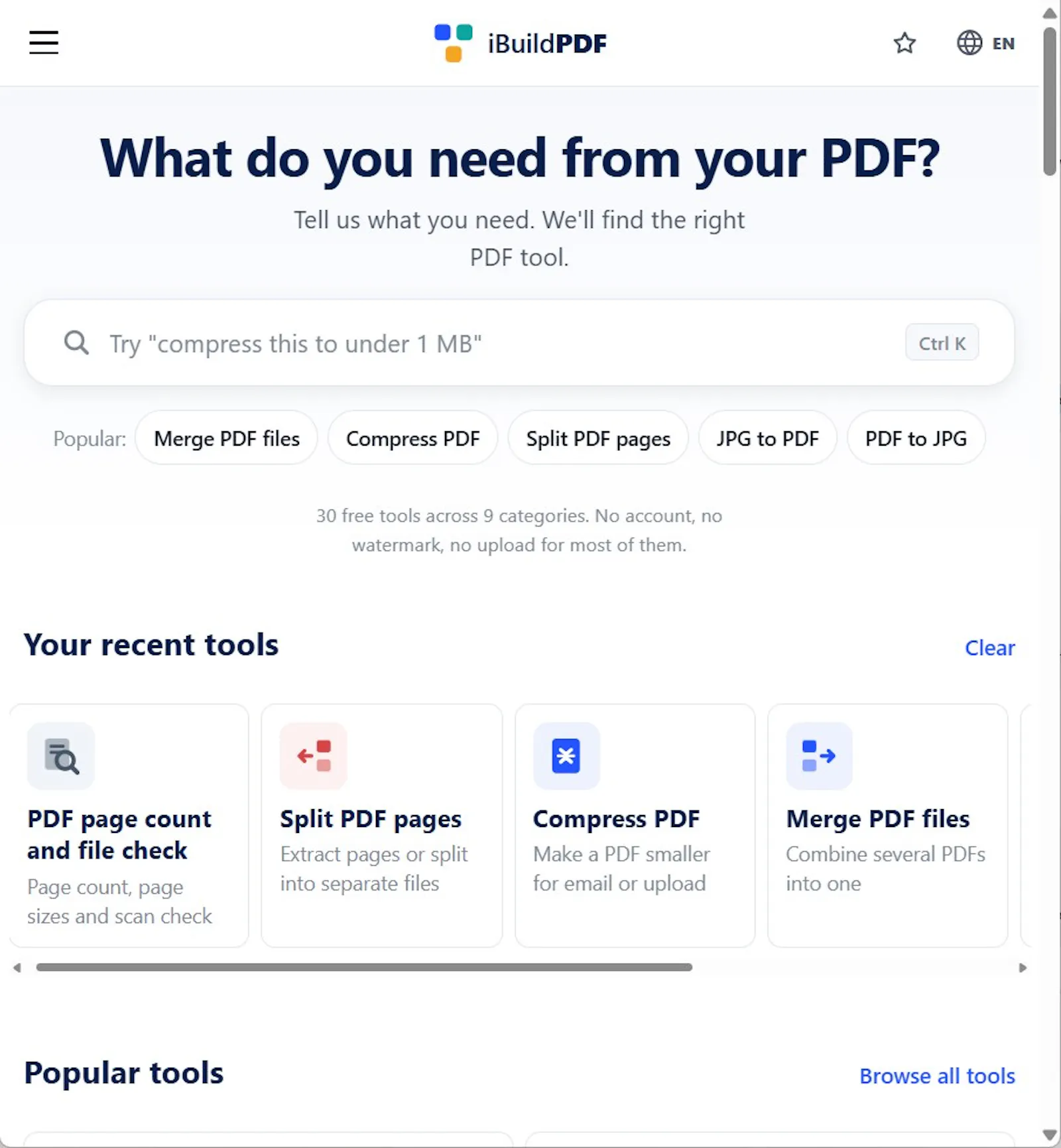 iBuildPDF screenshot 1
