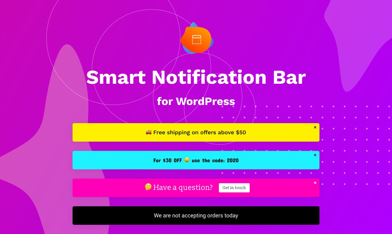 Smart Notification Bar for WordPress media 2