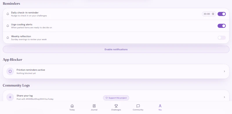 Pause — Mindful Shopping Recovery screenshot 4