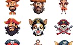 Pirates Sticker Pack image