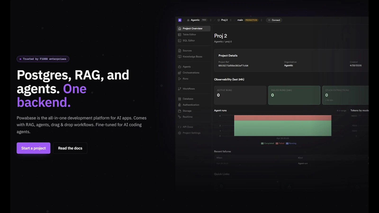 Powabase screenshot 1 (video preview)