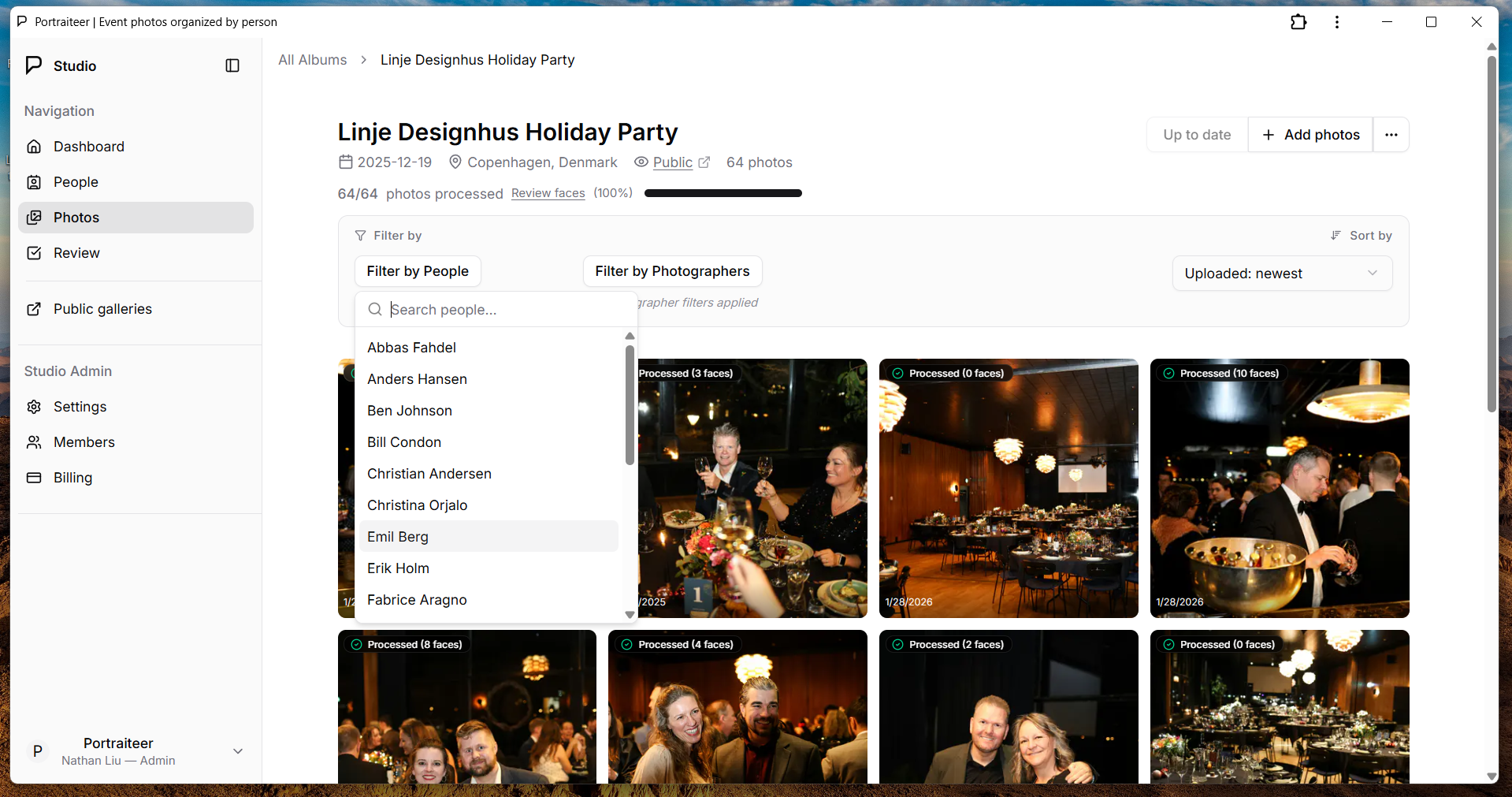Portraiteer - Screenshot 2 showing product features and functionality