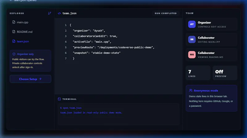 CodeVerse screenshot 2
