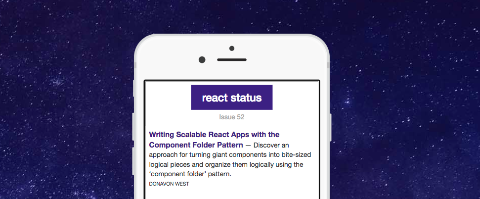 React Status gallery image