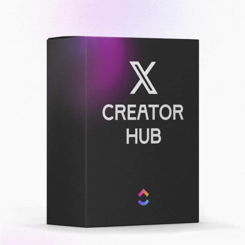 X creator hub logo