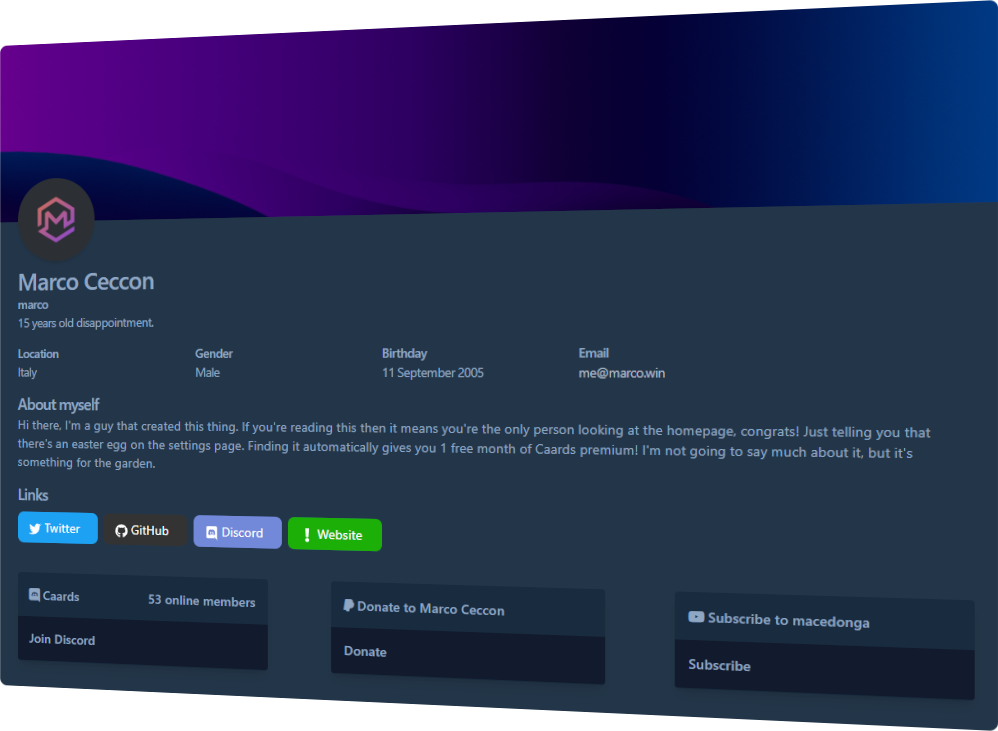 Caards gallery image